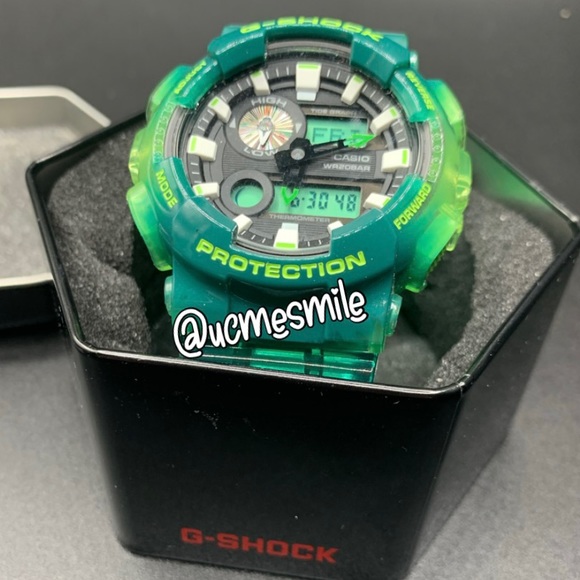 Casio G-SHOCK GAX100 Green Sports Men's Watch - Picture 5 of 13